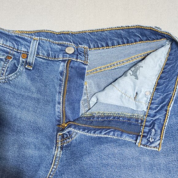 Levi's 512 jeans men's size (W32/L30) W31/L29 medium washed ink blue colour - Picture 9 of 14